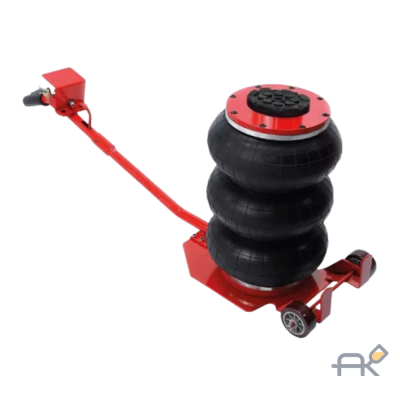 Домкрат подкатной пневматический 3.5т(6-12bar. h min 135мм. h max 450мм. 3 подушки. 216270мм) (F-YHQD-3WT-270B NEW (3)